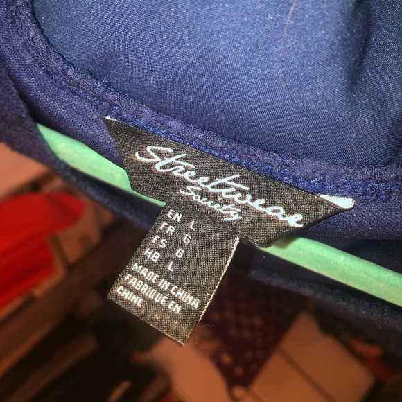 Blue Lace Dress - Picture 3 of 4